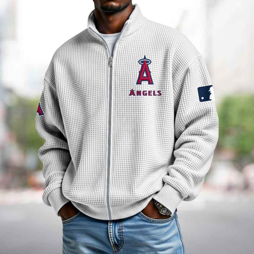 LAA x MLB Waffle Zip-Up Sweatshirt DatND DVT