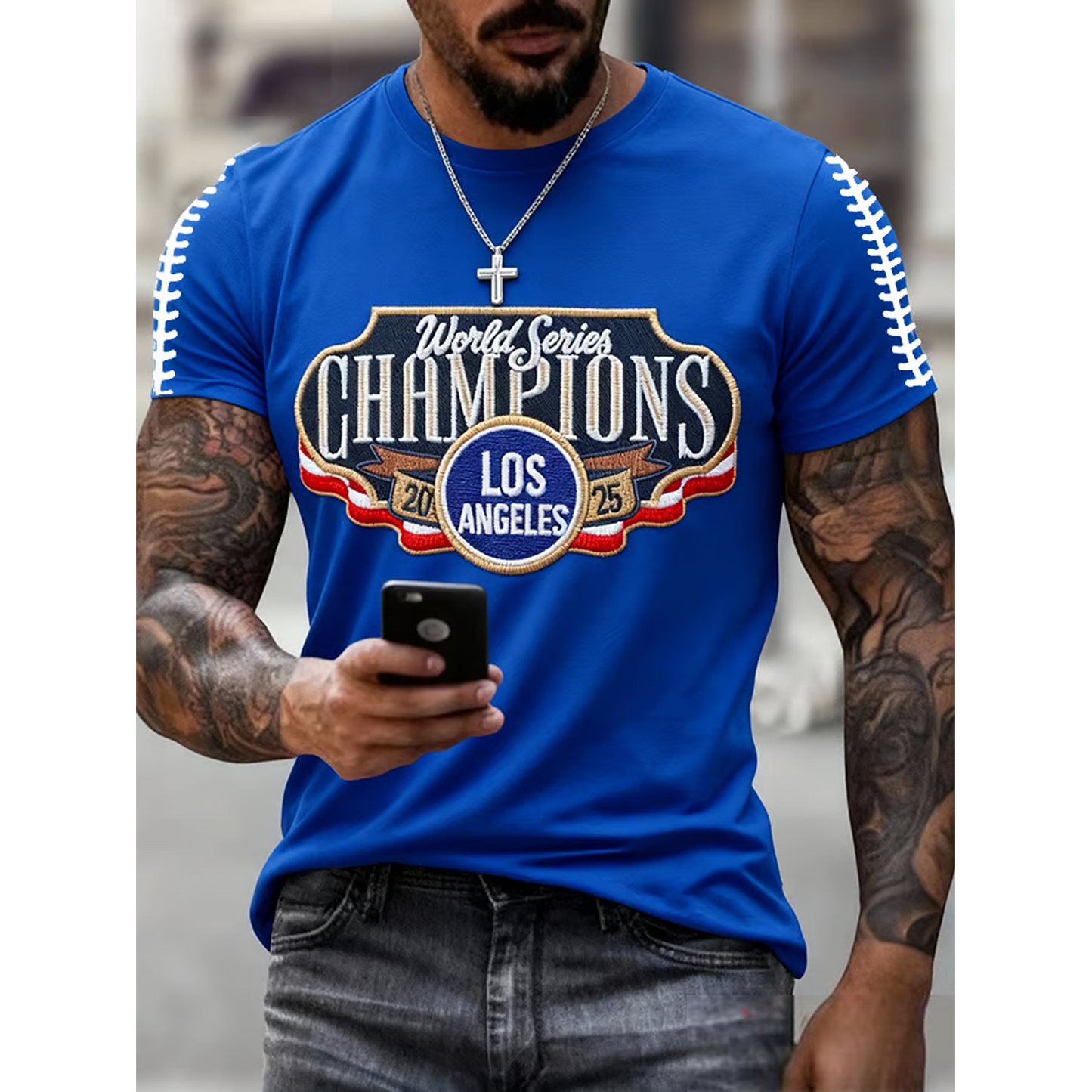 LAD x MLB Print Shirt V1 DATND TANTD