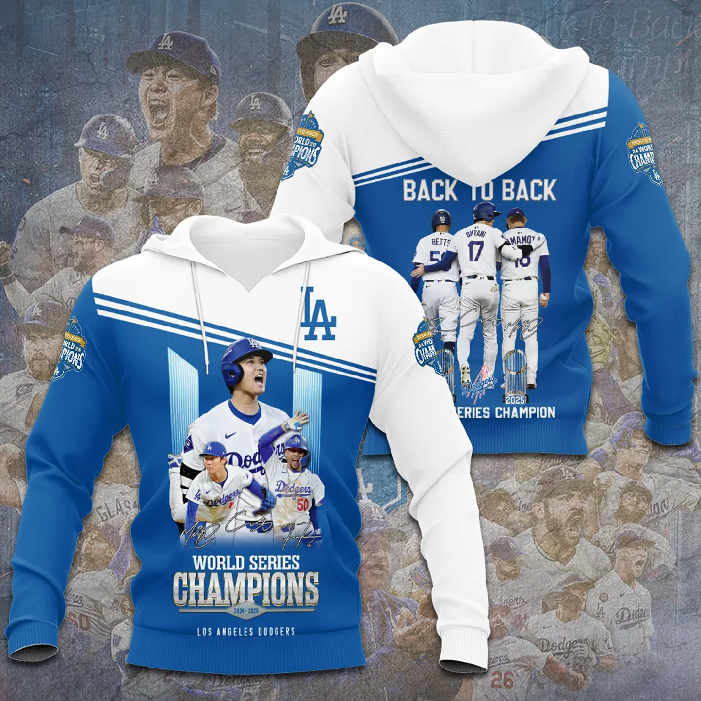LAD x MLB World Series 20 3D Shirt V1 DatND DVT