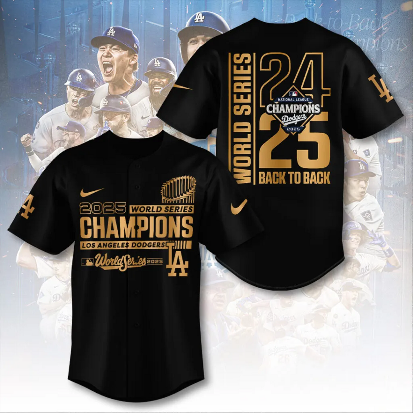 LAD x MLB World Series 2025 Baseball Jersey V3 DATND TANTD