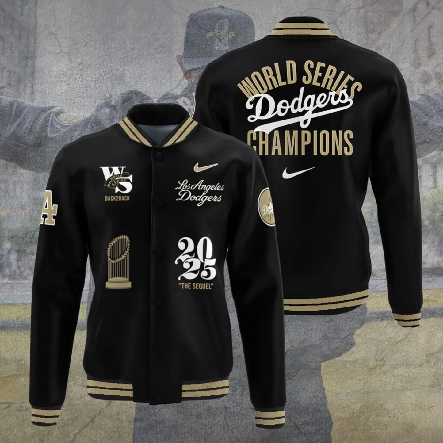LAD x MLB World Series 20Varsity Jacket V1 DatND DVT