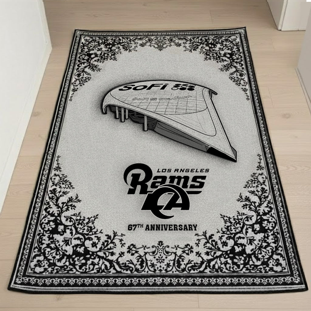 LAR x NFL Anniversary Premium Rug DDT TTTZ
