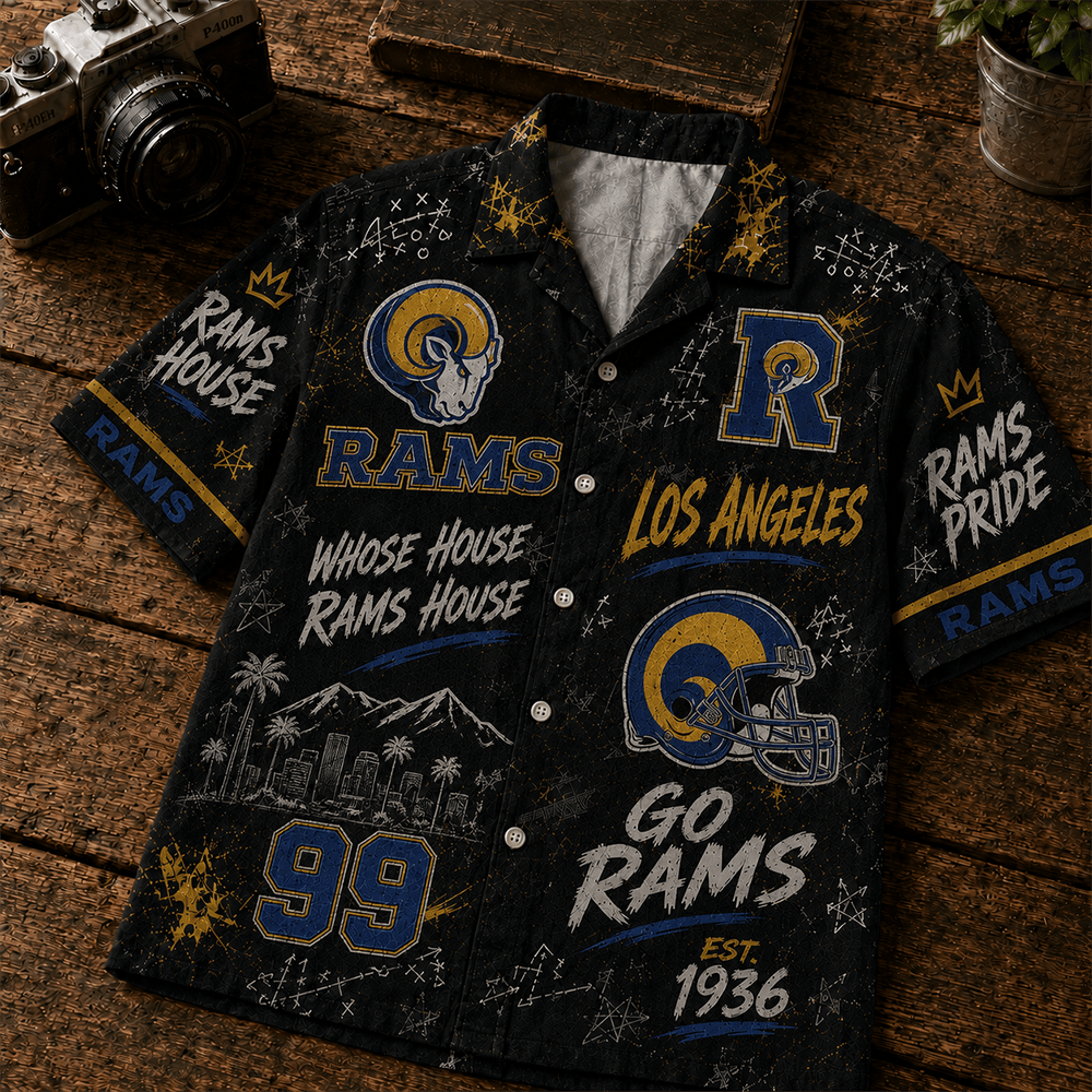 LAR x NFL Luxury V2 Hawaiian Shirt 150626