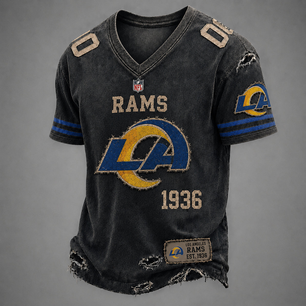LAR x NFL Premium V-neck Shirt 230626