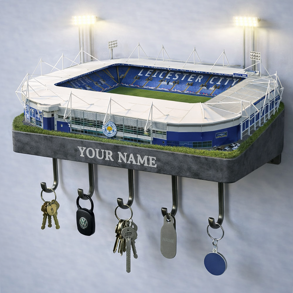 LC Stadium Premium EFL Wood Key Hanger DDT NTL