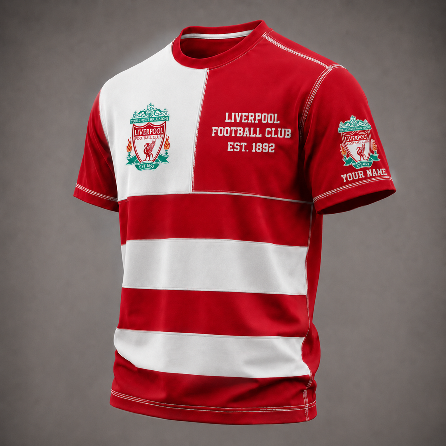 LIV x EPL Premium Vintage All Over Print T-Shirt 3D Personalized Gift For True Fan