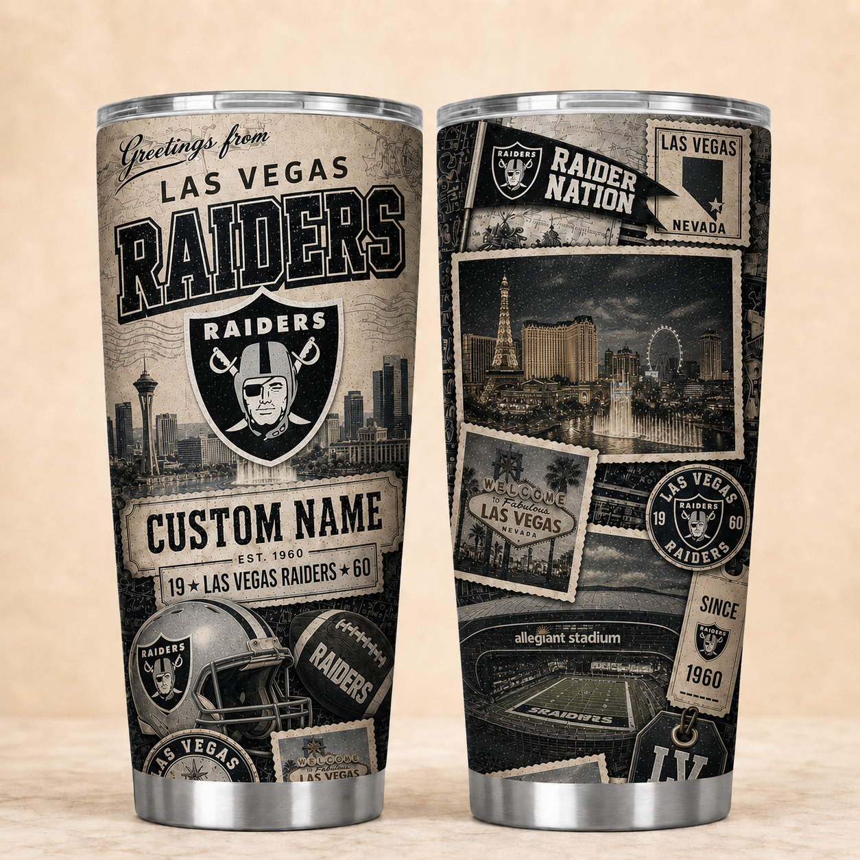 LVR Personalized Premium NFL Classic Tumbler 190626