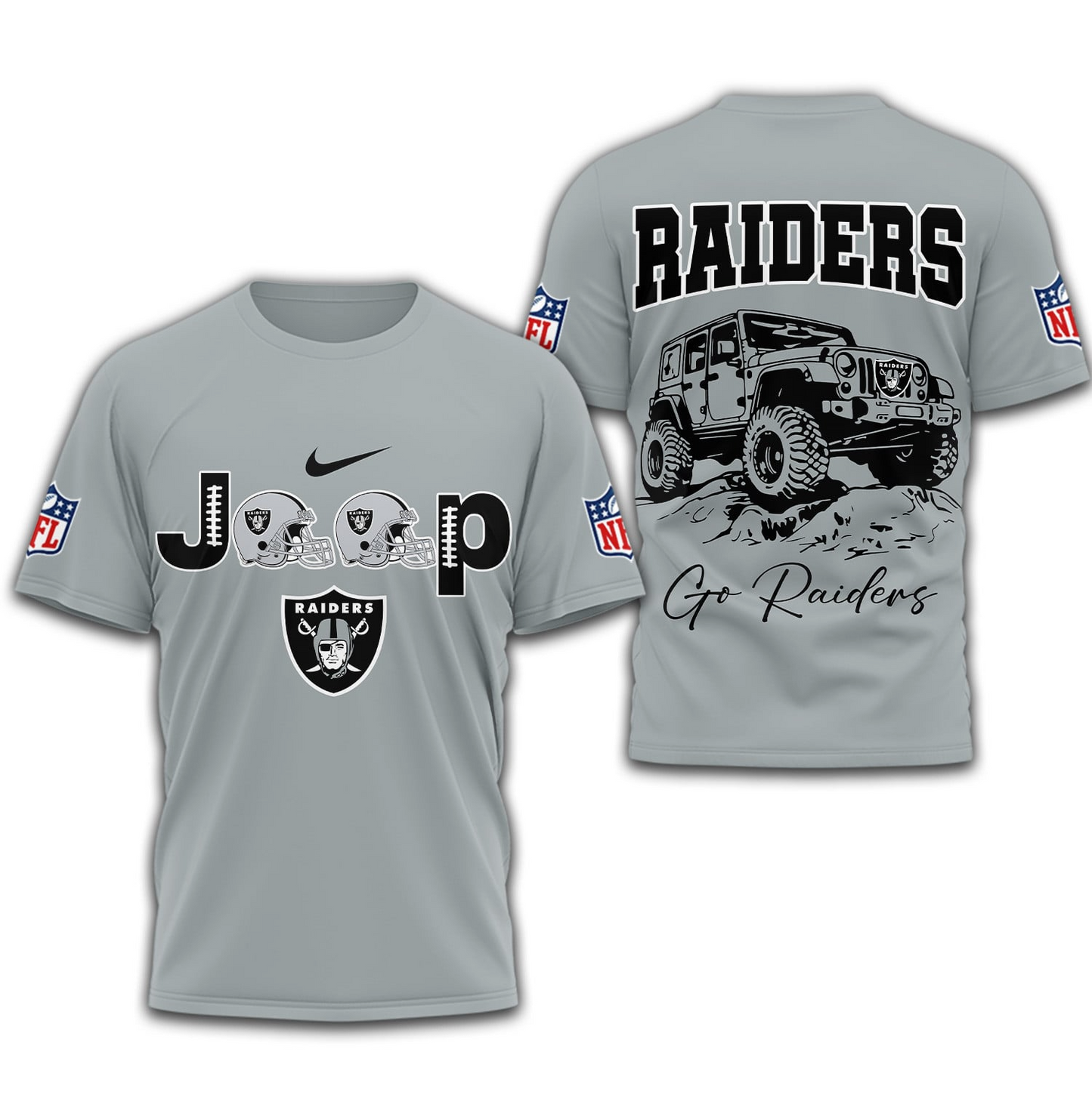 LVR Premium NFL Jeep 3D Shirt DDT NTL