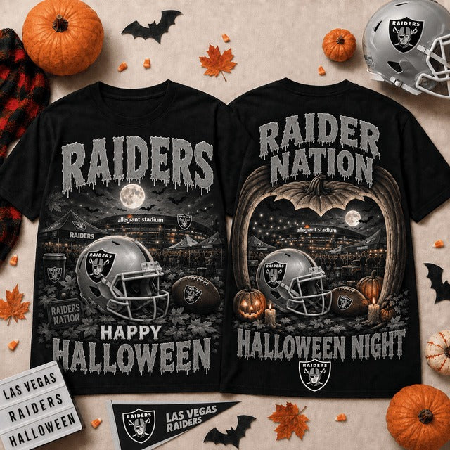 LVR x NFL Halloween Custom Name T Shirt Gift For Fan