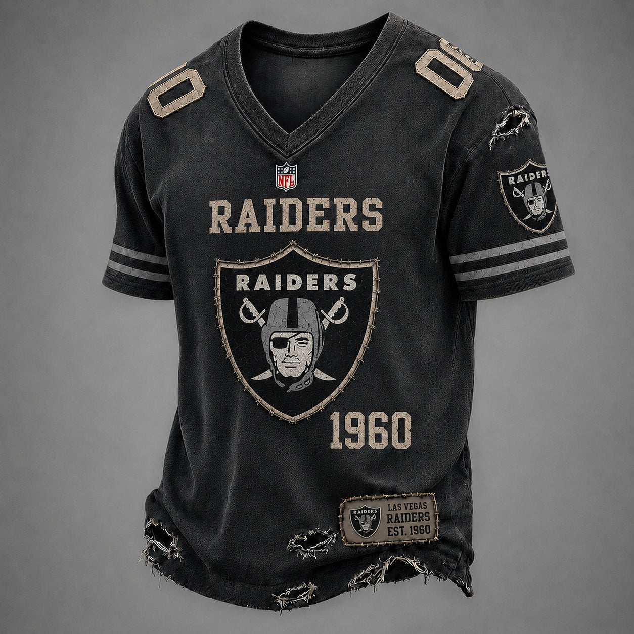 LVR x NFL Premium V-neck Shirt 230626
