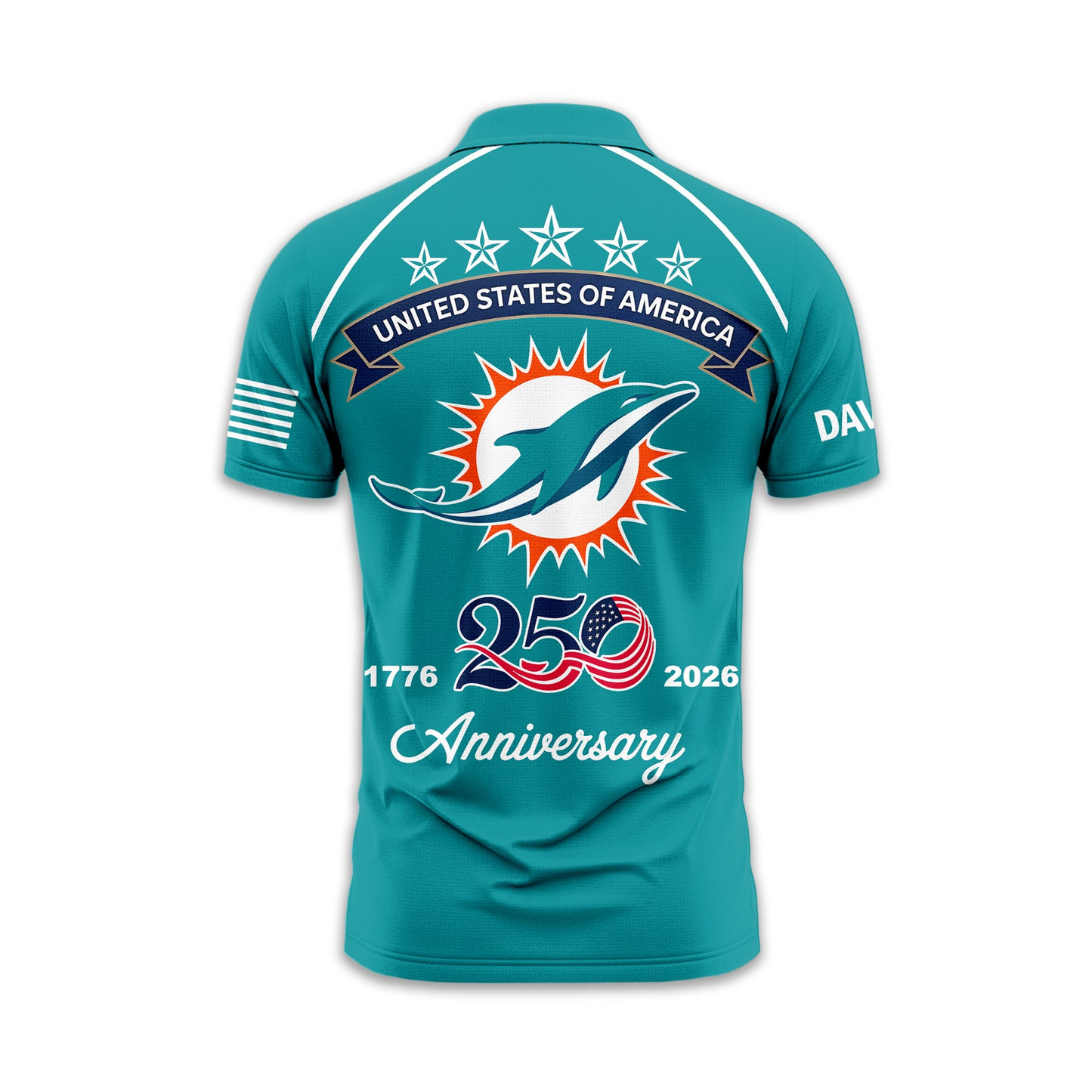 MD Premium NFL American Semiquincentennial Polo Shirt 010726