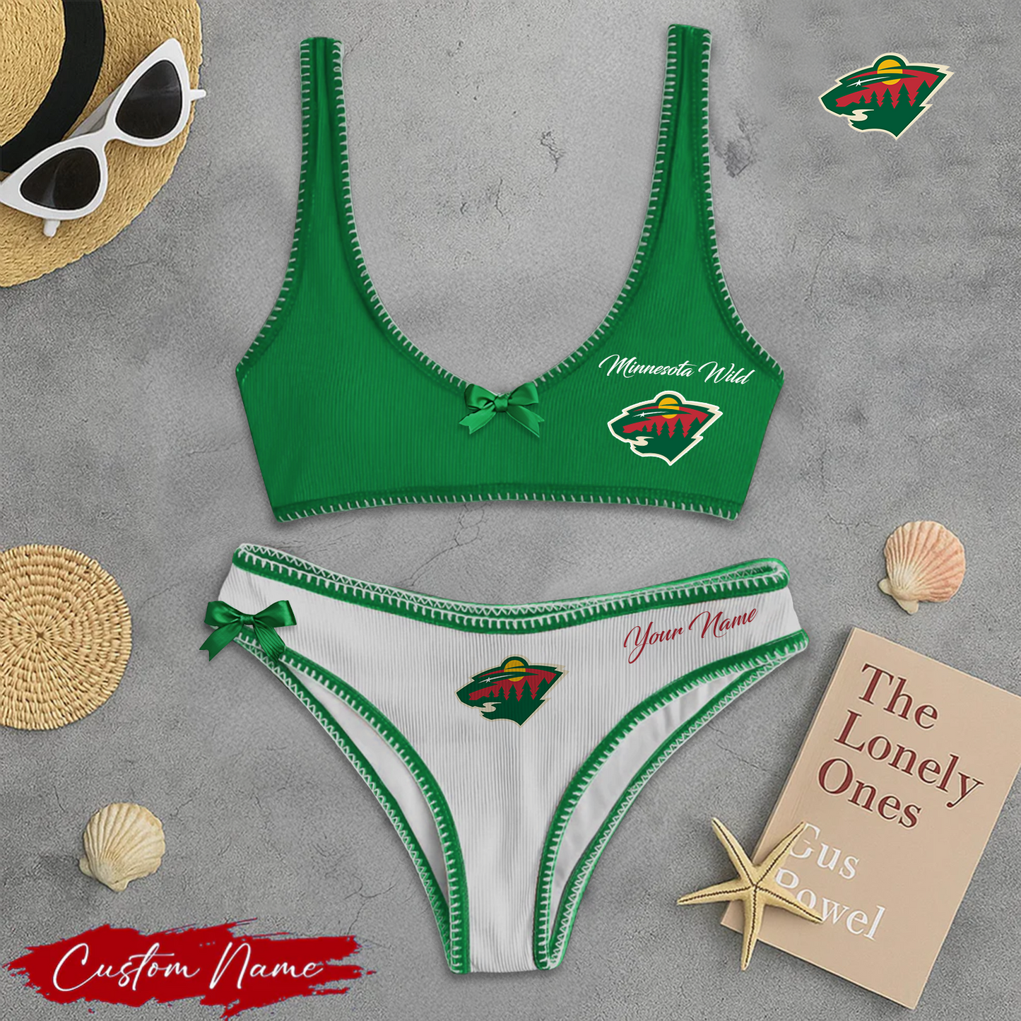 MIN X PREMIUM NHL BIKINI SET LIMITED EDITIONS FOR VALENTINES DAY NDT NHT