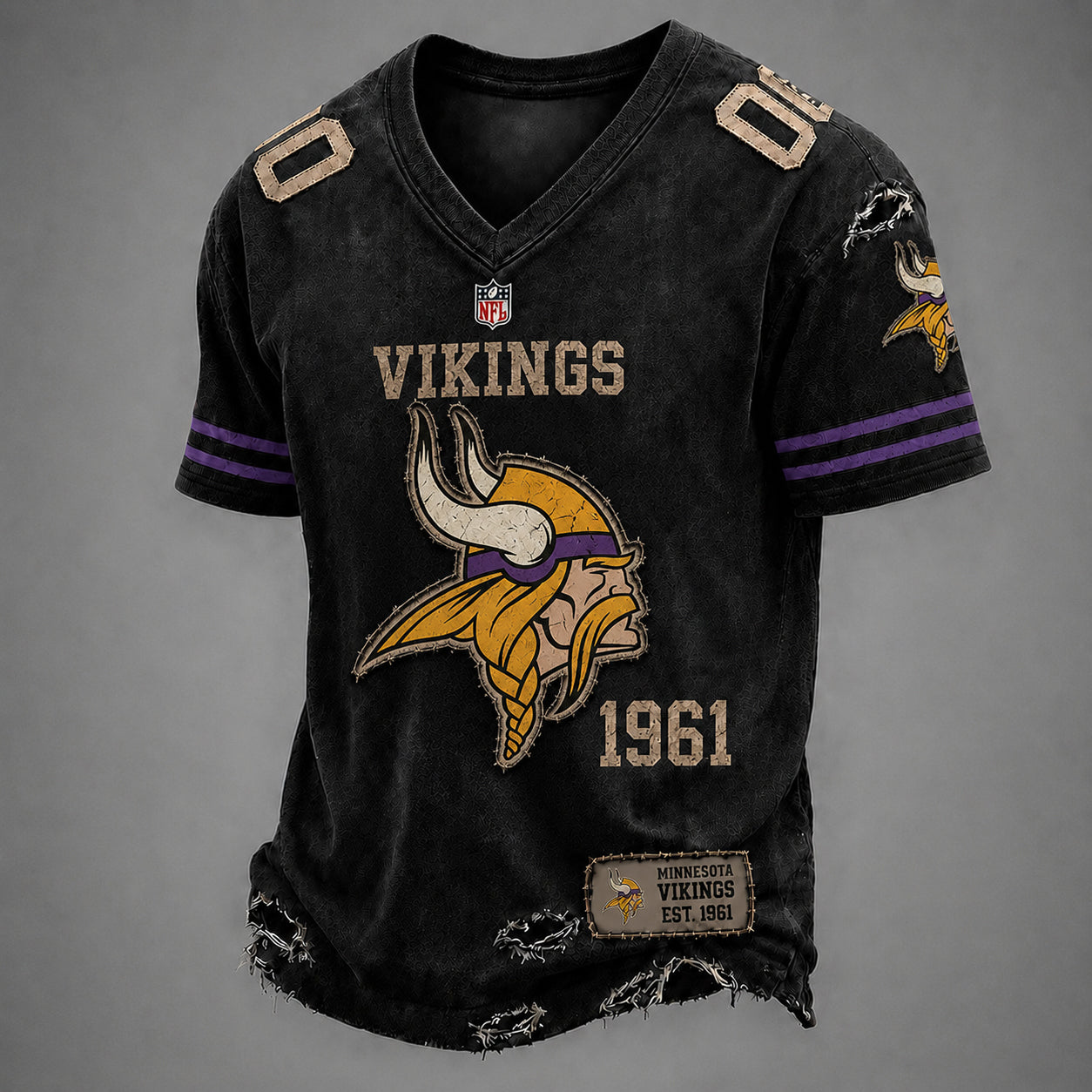 MV x NFL Premium V-neck Shirt 230626