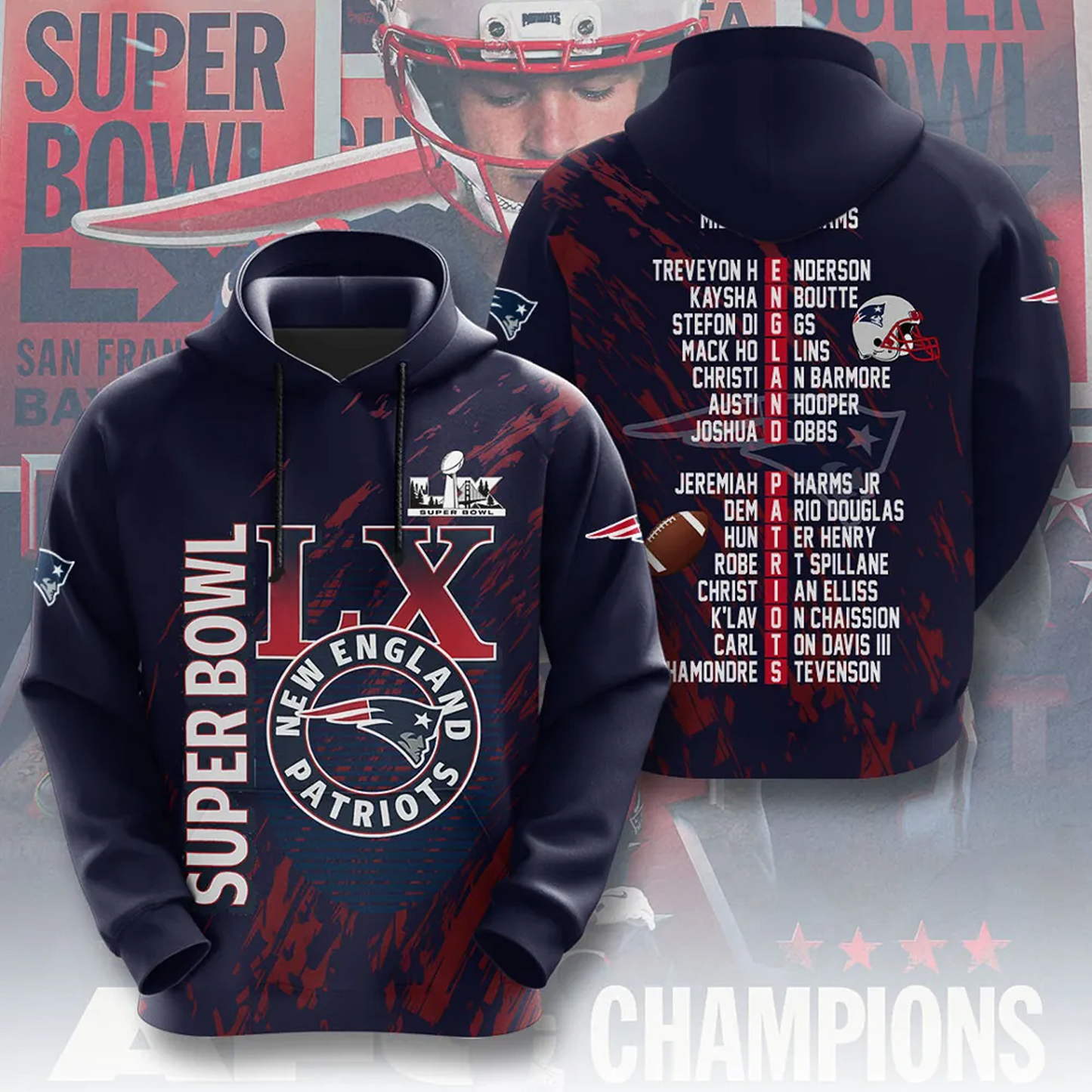 NE AFC Champions 2026 3D Apparel V3 DatND DVT