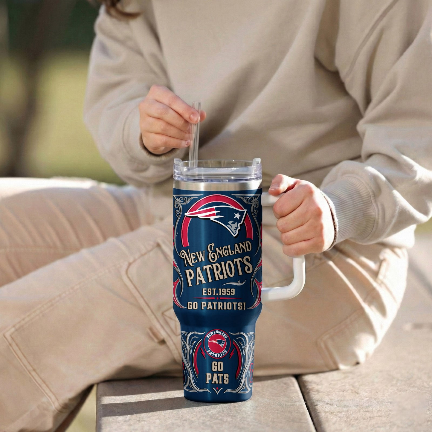 NE x NFL Stainless Steel Tumble DatND DVT