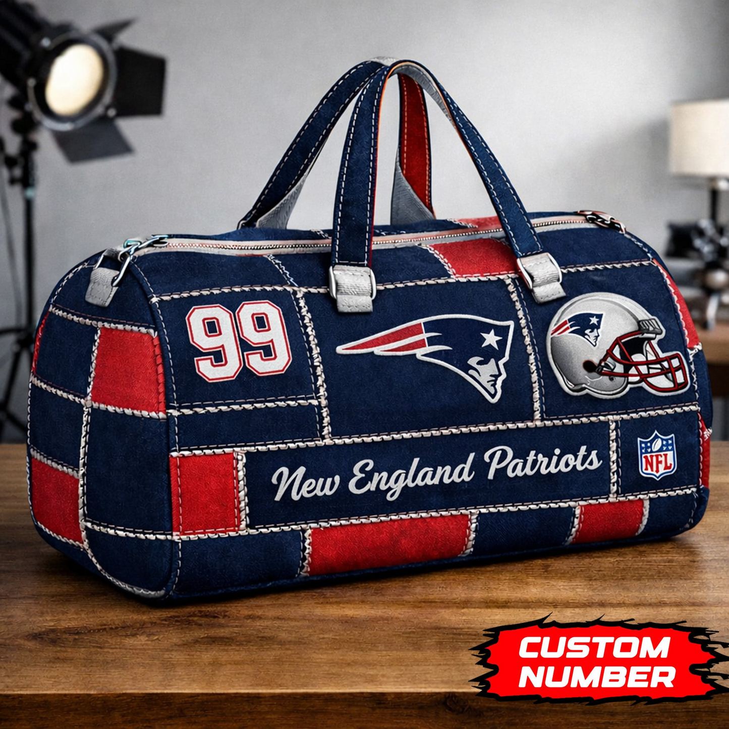 NEP Premium NFL Game Day Quilted Duffle Bag DDT NTL
