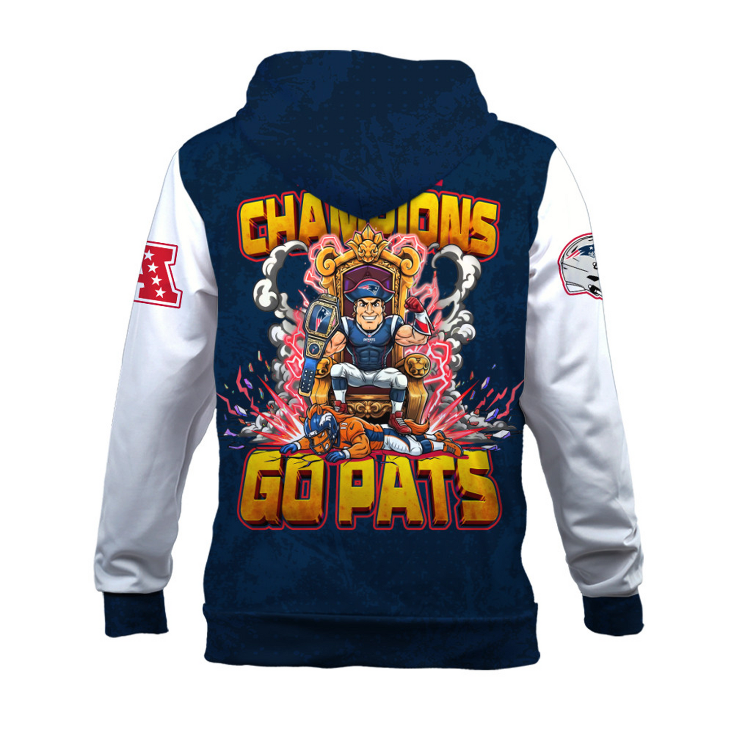 NEP x NFC Conference Champions 3D Hoodie V7 DATND TANTD