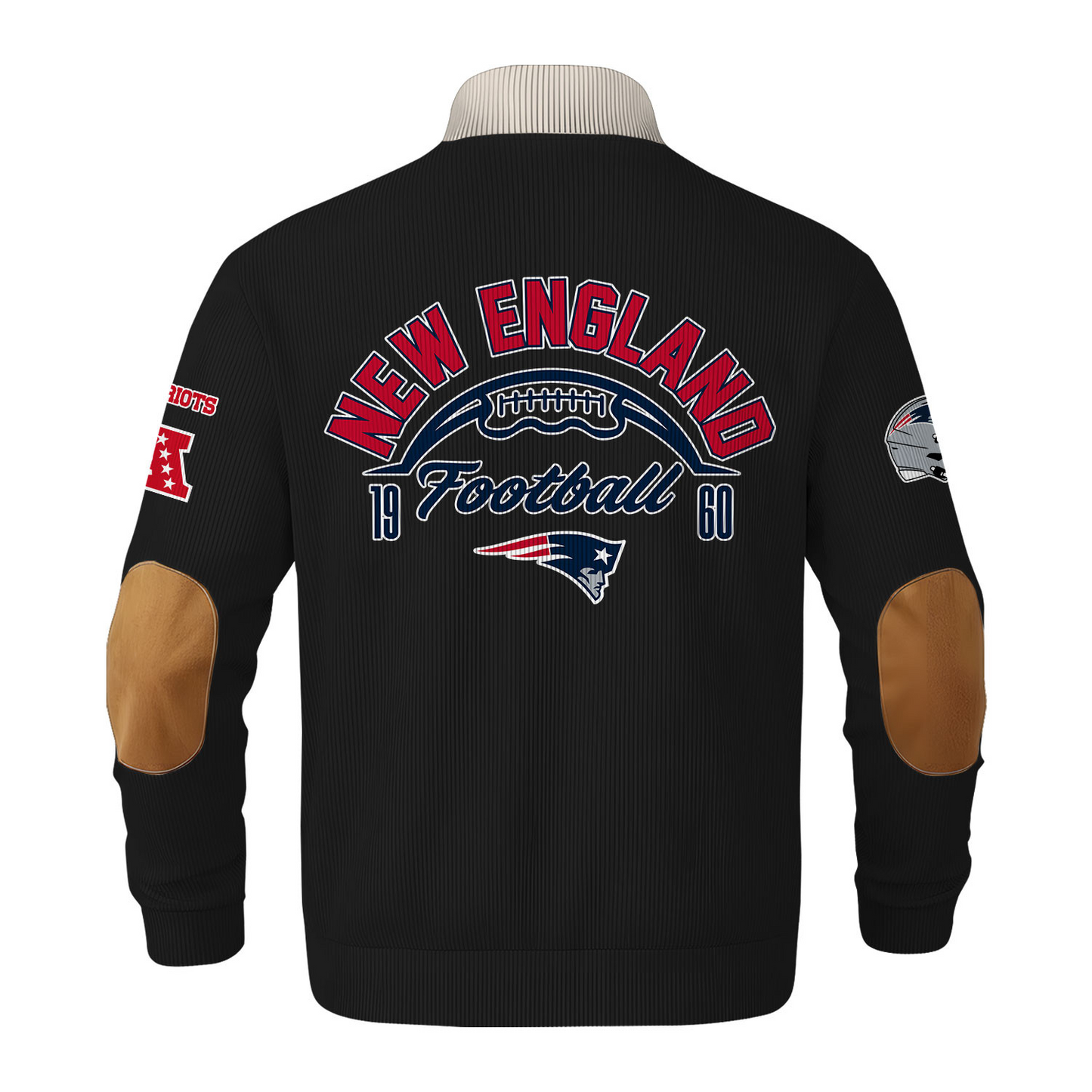 NEP x NFL Football Graphic And Arched Back Lettering Button Sweater V1 DATND TANTD