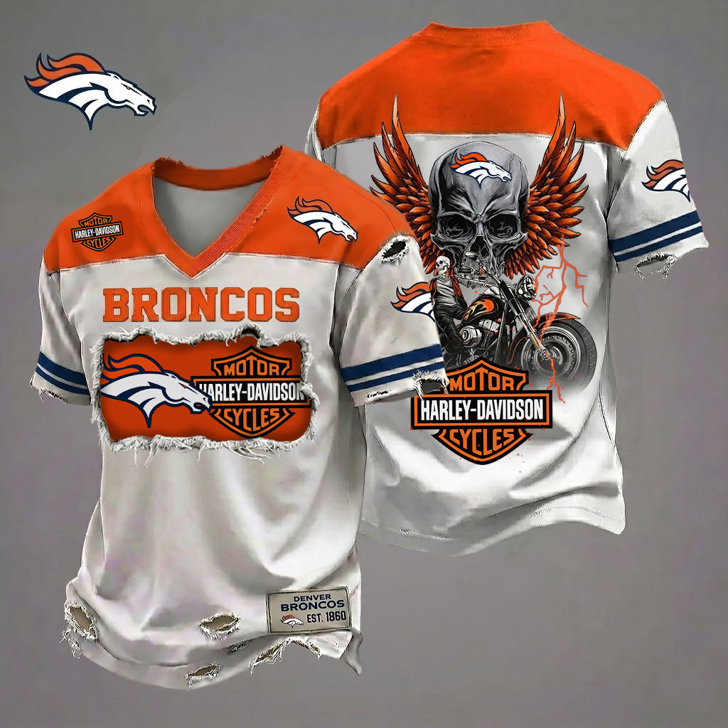 NFL DB x Motorcycle Luxury Classic T-shirt DDT 080626 TTTZ