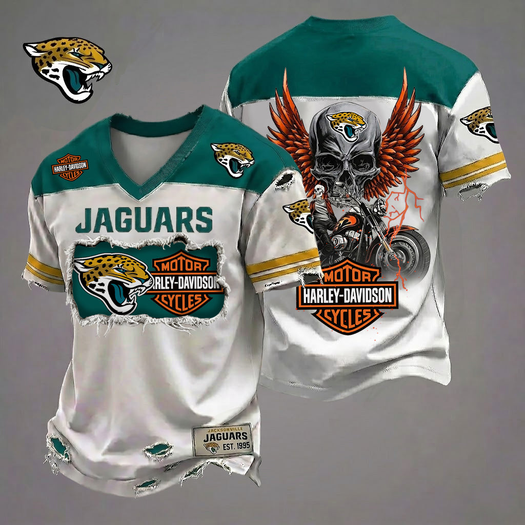 NFL JJ x Motorcycle Luxury Classic T-shirt DDT 080626 TTTZ