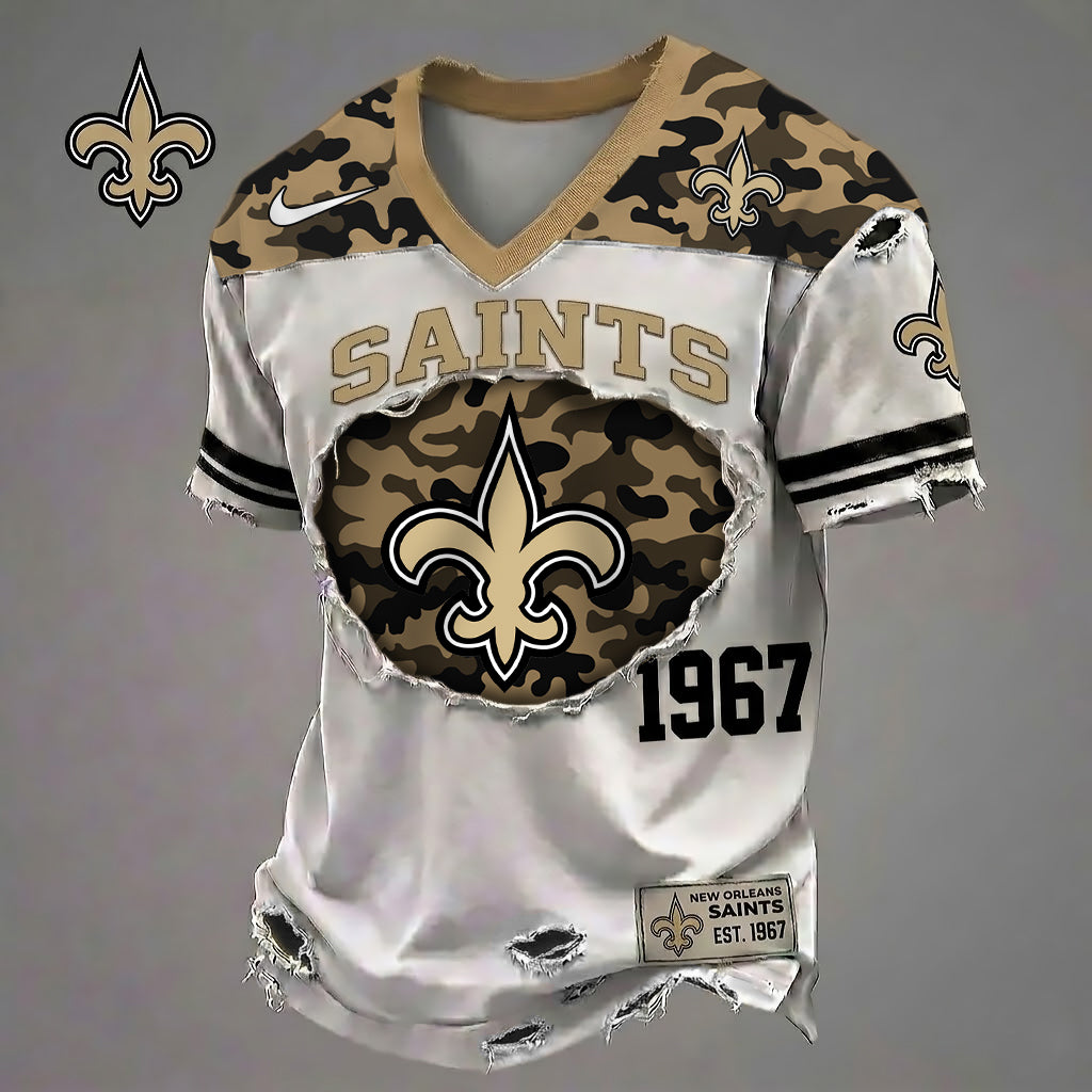 NOS x NFL Luxury Camo Classic T-shirt DDT 290526 TTTZ