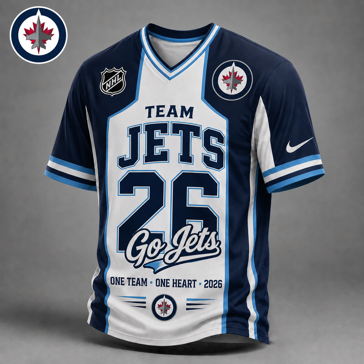 NYJ Premium NHL Team Pride V-Neck Jersey DDT 010626 HLPHUONG