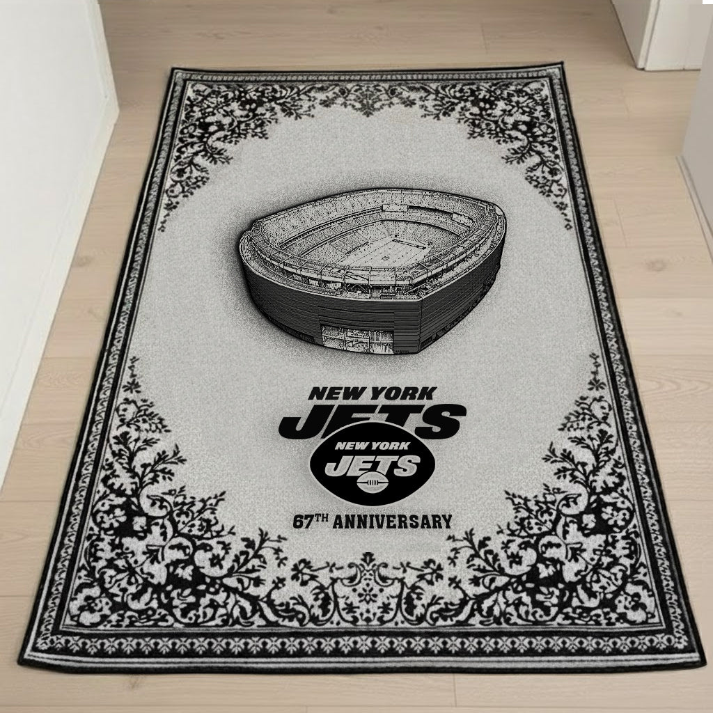 NYJ x NFL Anniversary Premium Rug DDT TTTZ