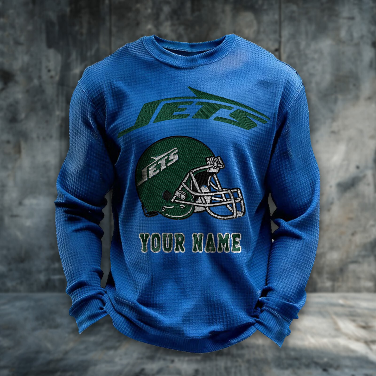 NYJ x NFL Personalized Crew Neck Sweatshirt DDT CTND