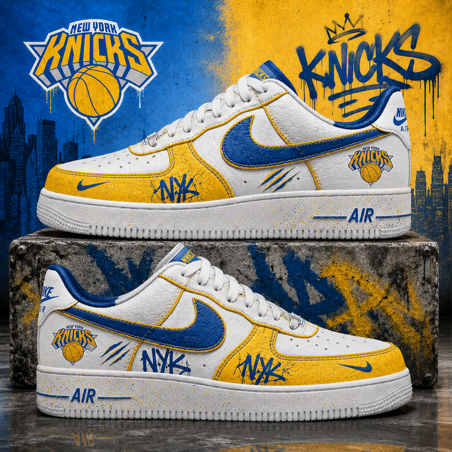 NYK x NBA Champions 2026 Shoes 3D V2 DATND TANTD