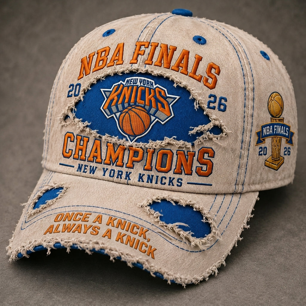 NYK x NBA Finals Champions Luxury Cap 150626