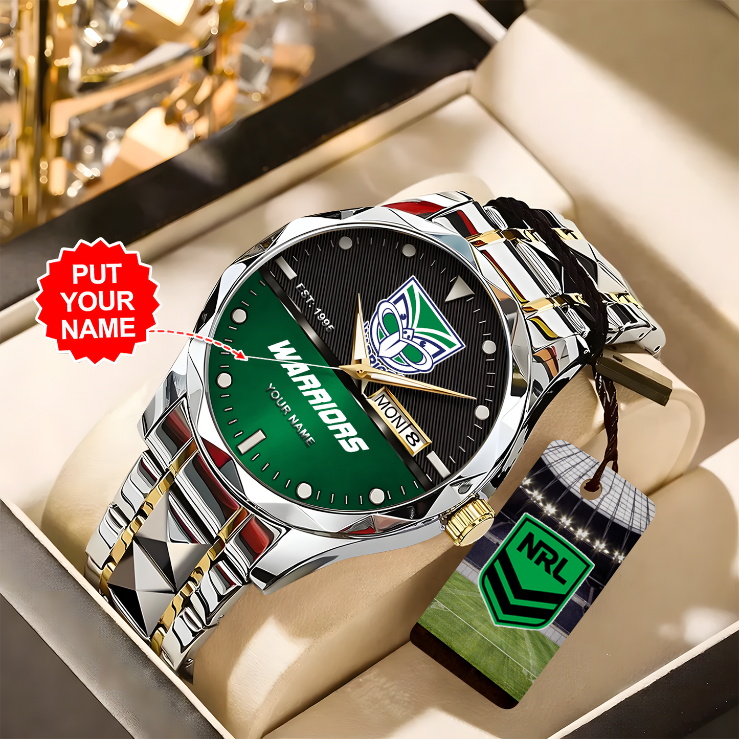 NZW X Premium Nrl Alloy Luxury Quartz Watch Limited Edition NDT NHT