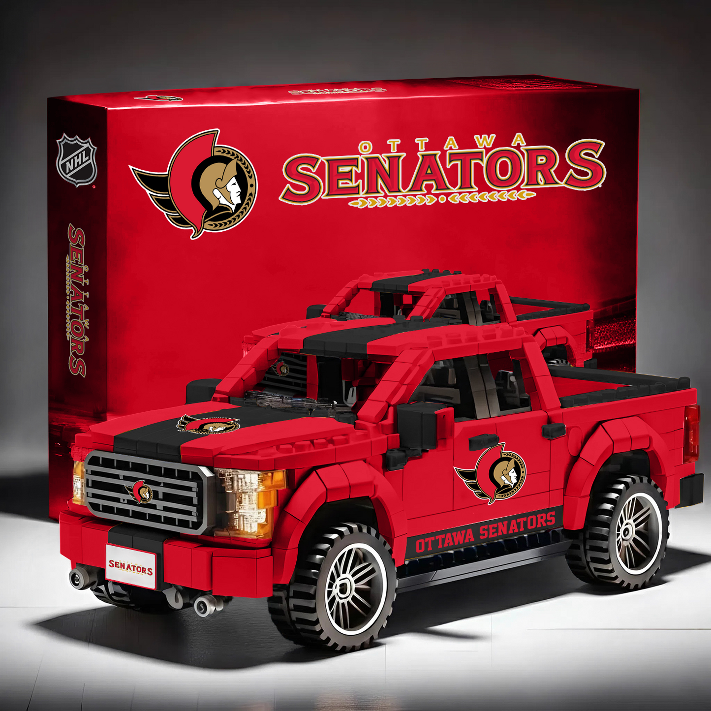 OS NHL 3D Racing Truck Model Building Block Set V1 NAK NHT