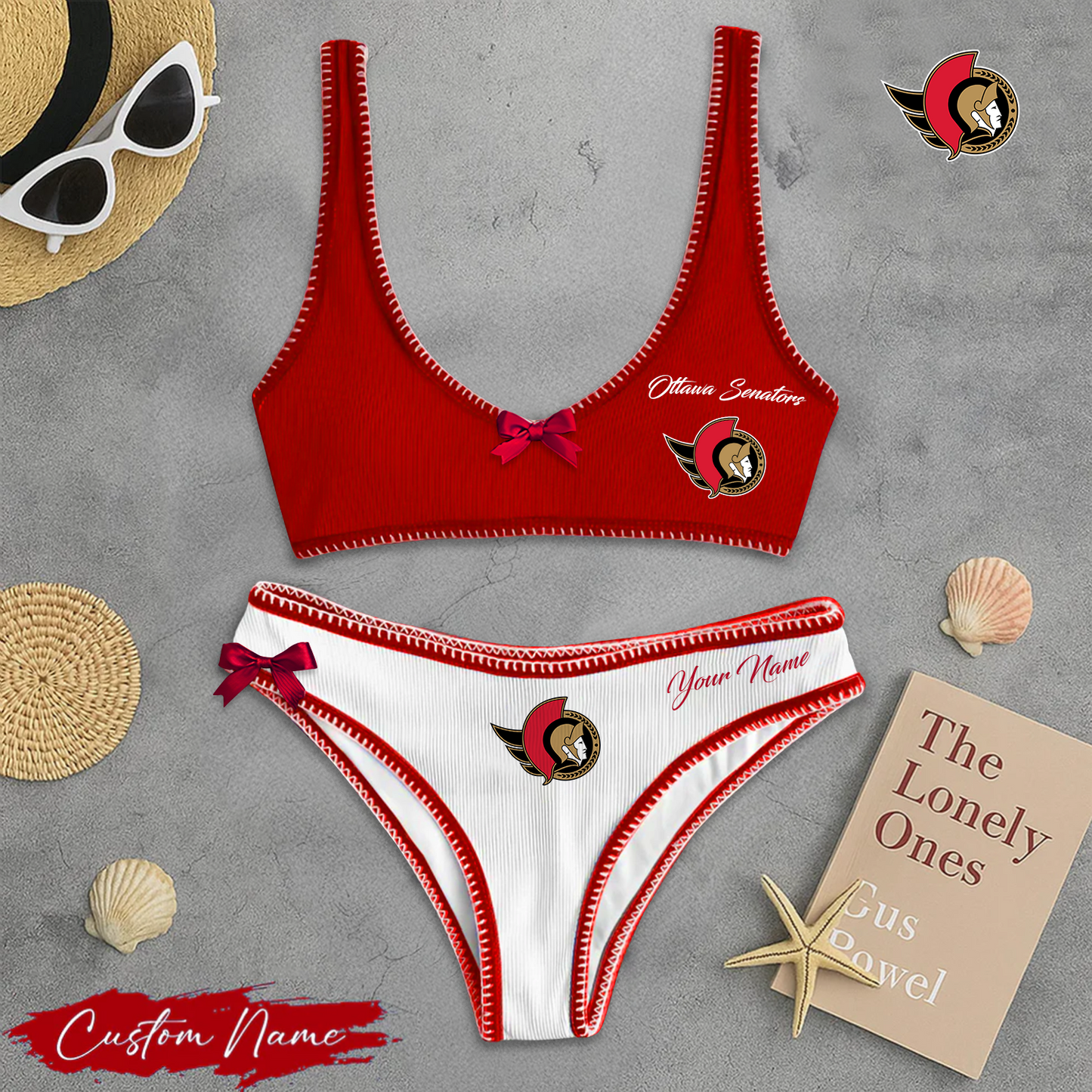 OTT X PREMIUM NHL BIKINI SET LIMITED EDITIONS FOR VALENTINES DAY NDT NHT