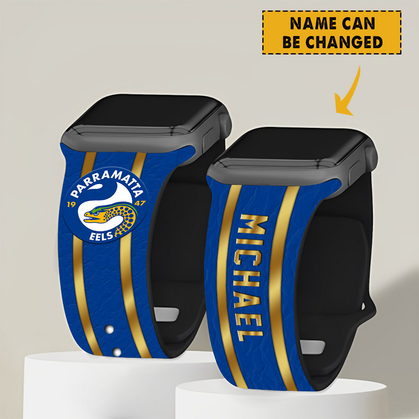 PAR X PREMIUM NRL New Apple Watch Band Custom Name NDT NHT