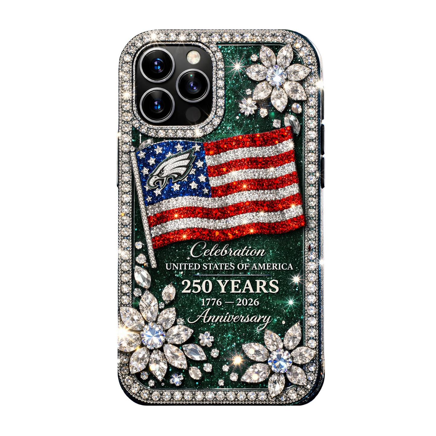 PE Premium NFL Celebration United States Of America 250 Years Luxury Phone Case DDT CTND