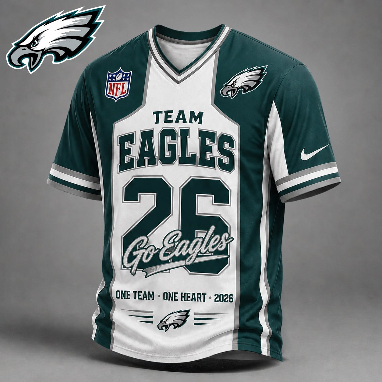 PE Premium NFL Team Pride V-Neck Jersey DDT 010626 HLPHUONG