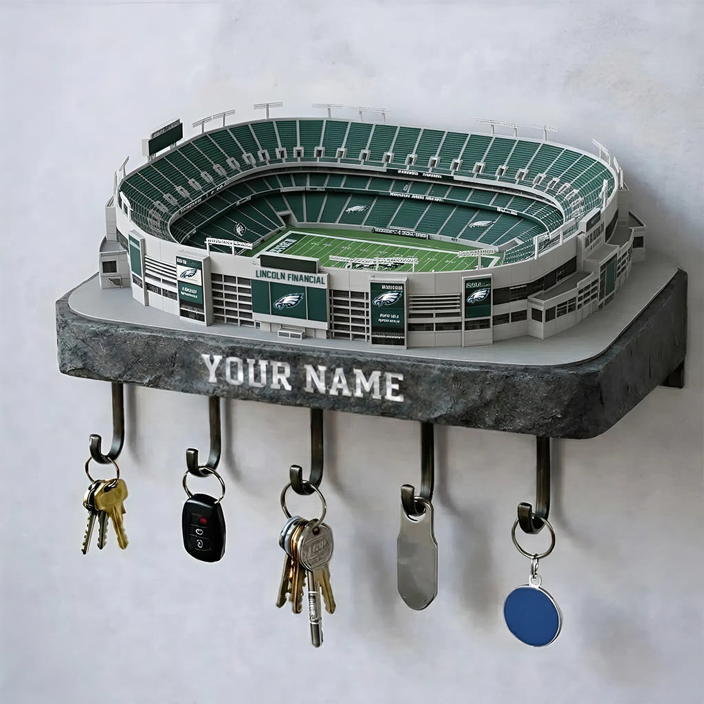 PE Stadium Premium NFL Wood Key Hanger DDT NHM