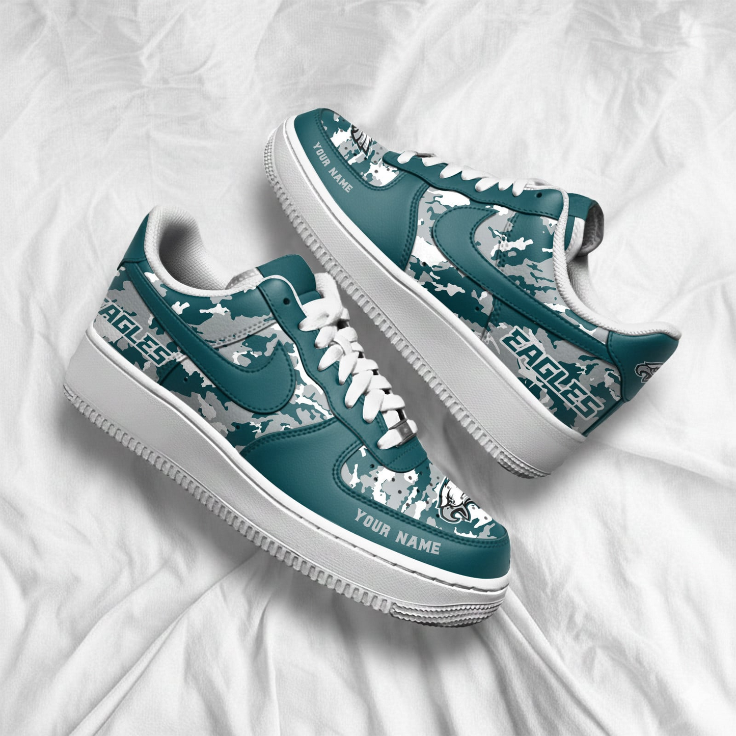 PE x NFL Premium Camo AF1 Sneakers DDT CTND