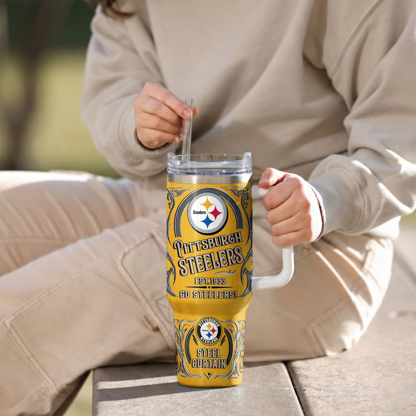 PIT x NFL Stainless Steel Tumble DatND DVT