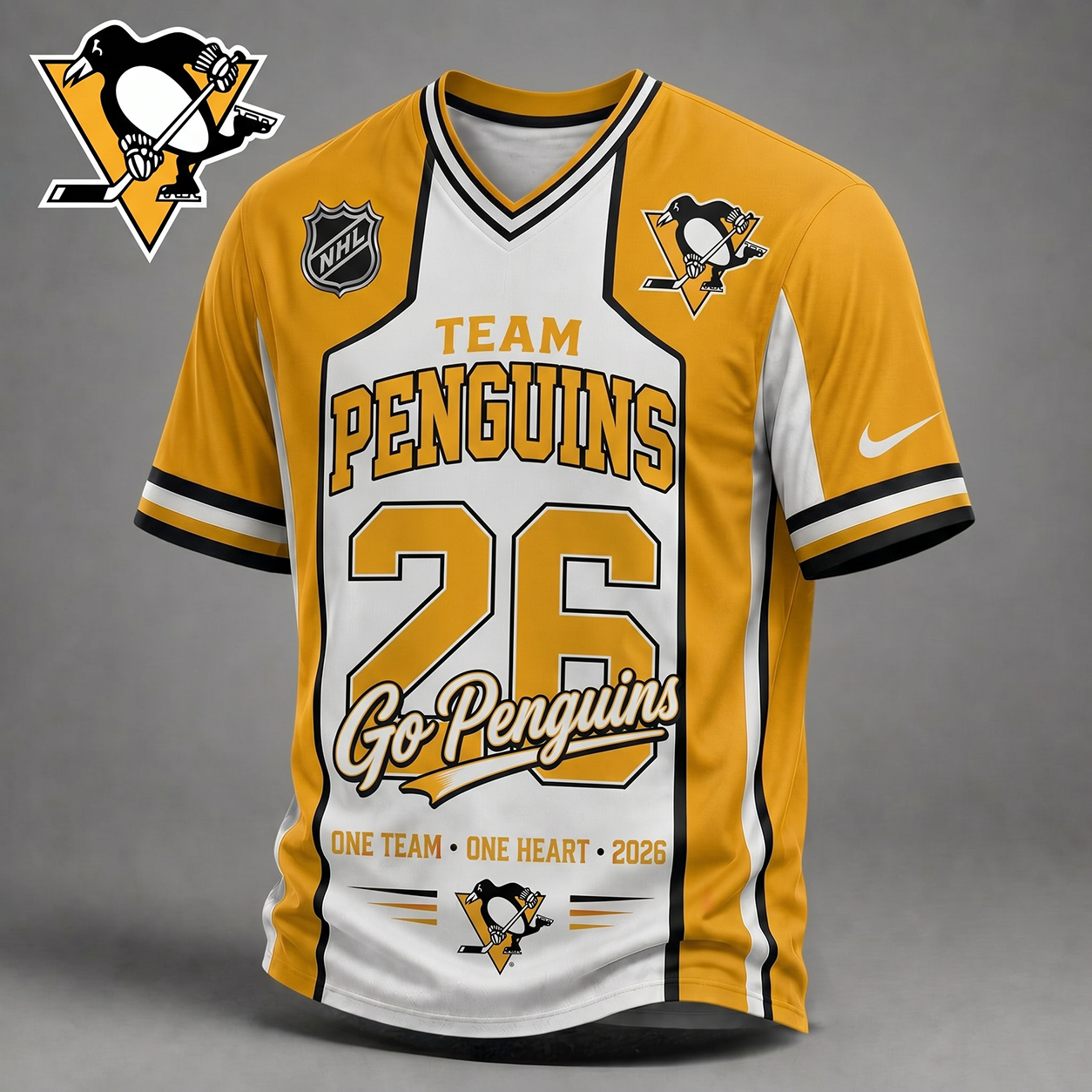 PP Premium NHL Team Pride V-Neck Jersey DDT 010626 HLPHUONG