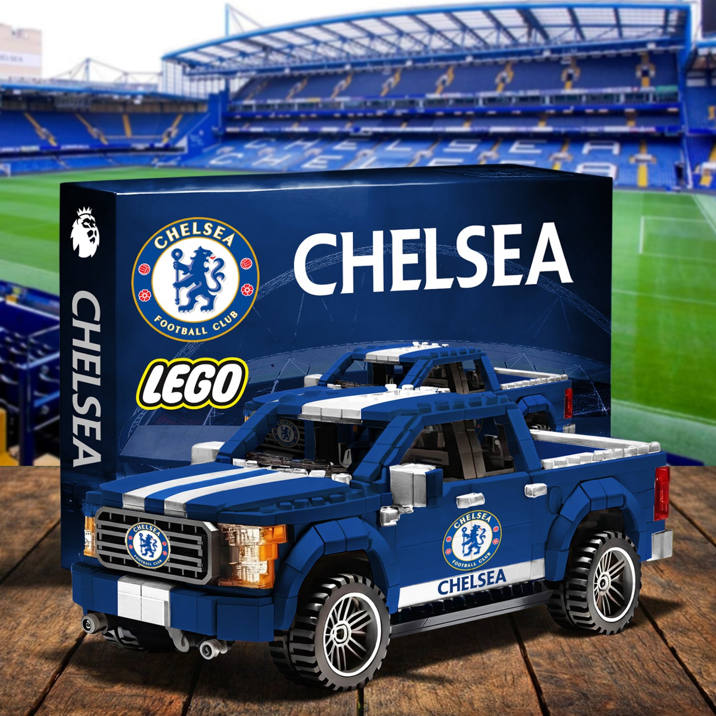 PREMIUM EPL X CHEL 3D RACING TRUCK BUILDING BLOCK SET TOY NDT NHM