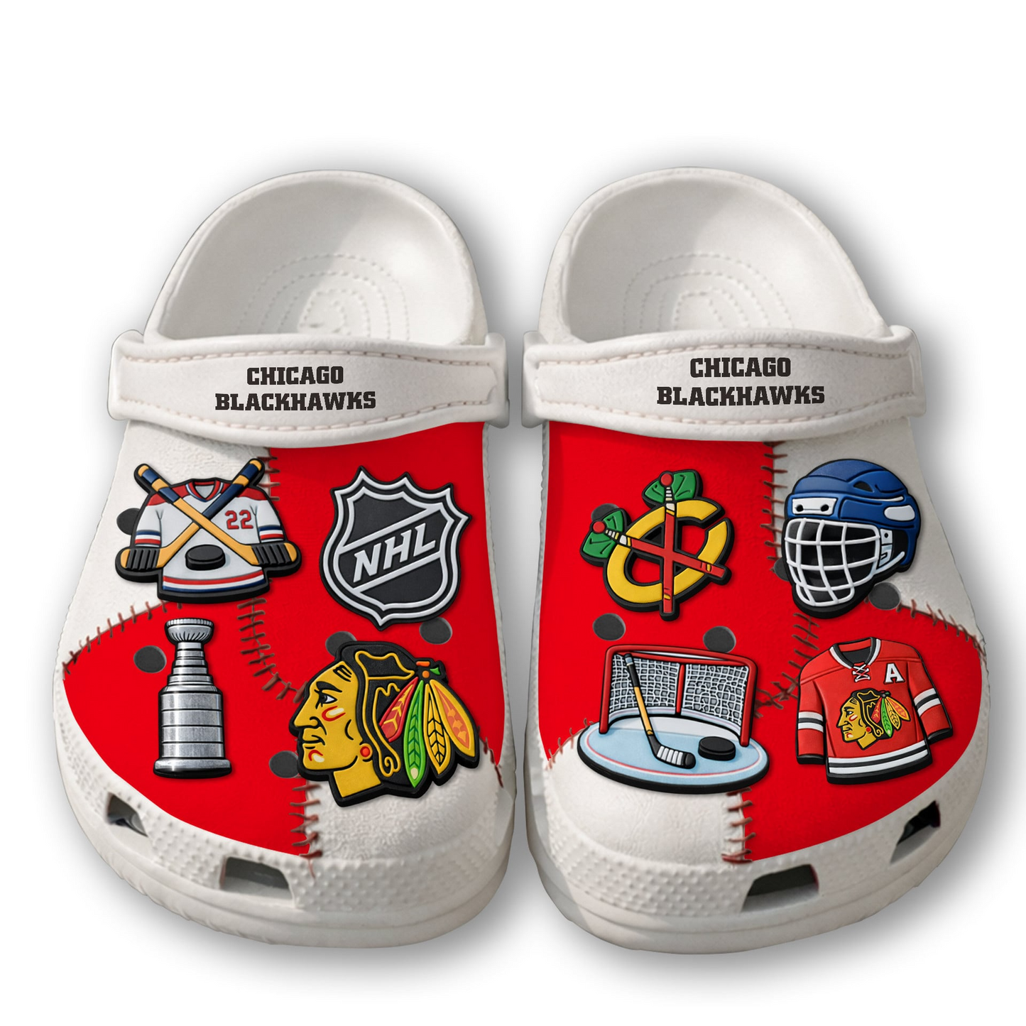 PREMIUM NHL X CB CLOGS WITH CHARMS NDT VHM