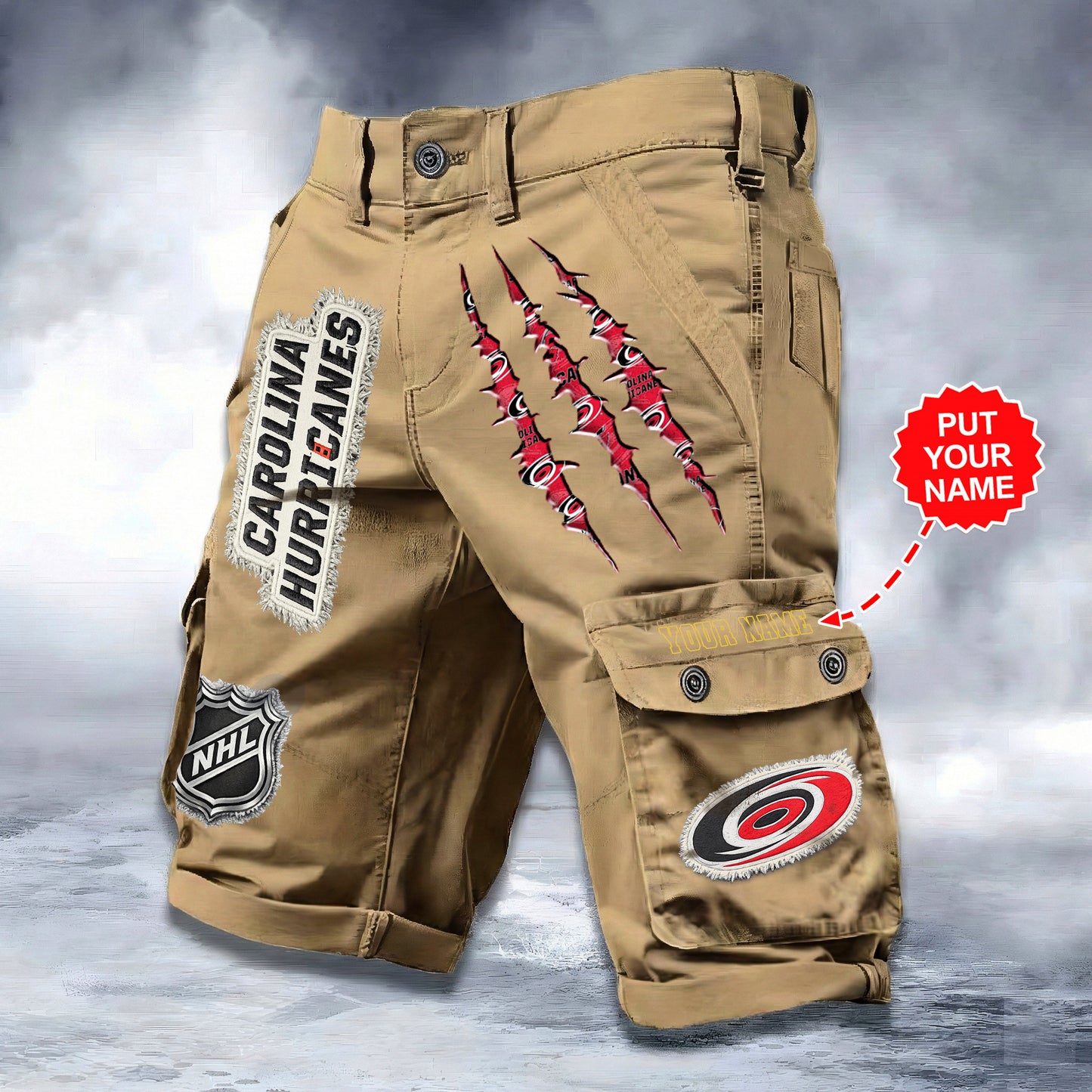 PREMIUM NHL X CH WORKWEAR SHORTS CUSTOME NAME V2 NDT LVH 040226