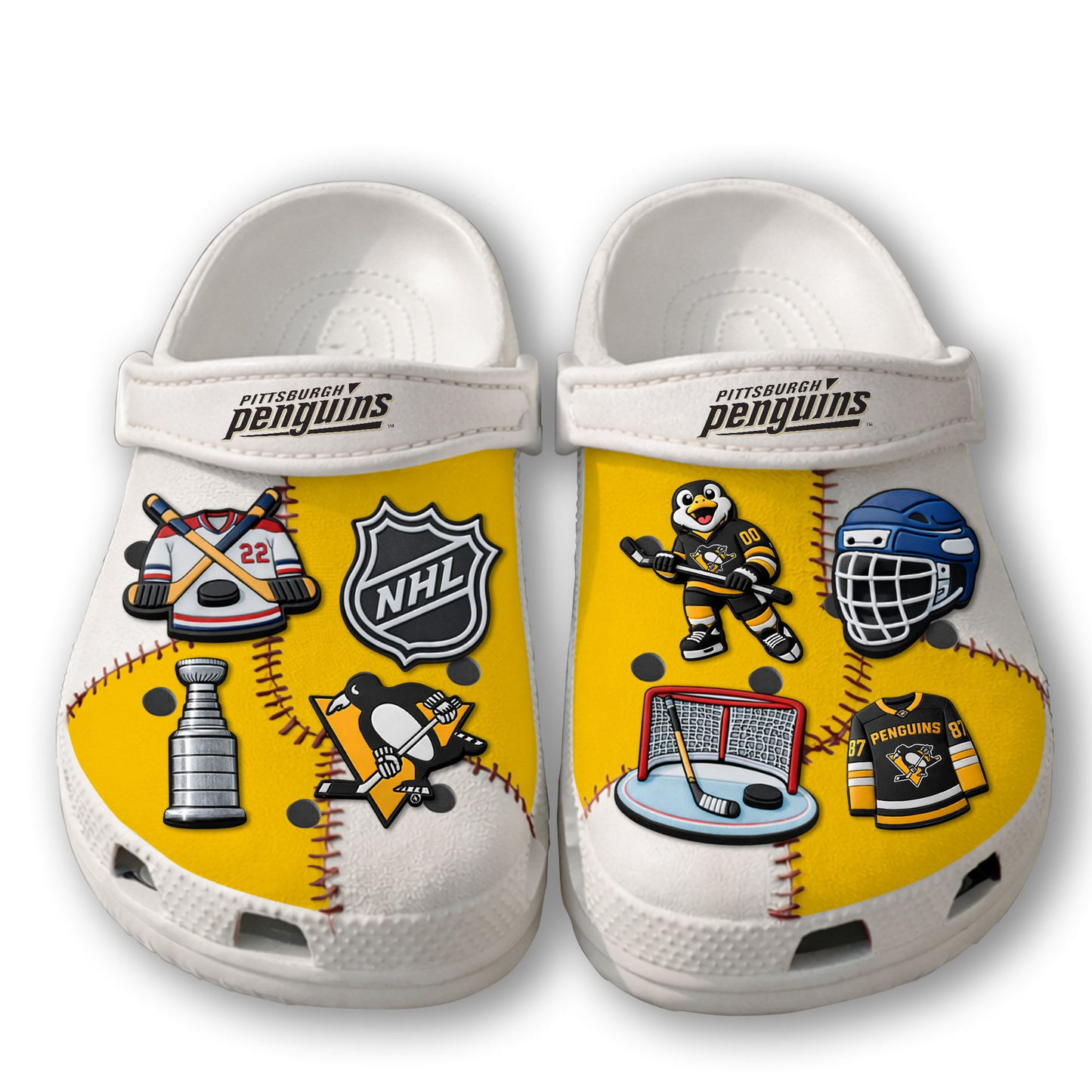 PREMIUM NHL X PP CLOGS WITH CHARMS NDT VHM