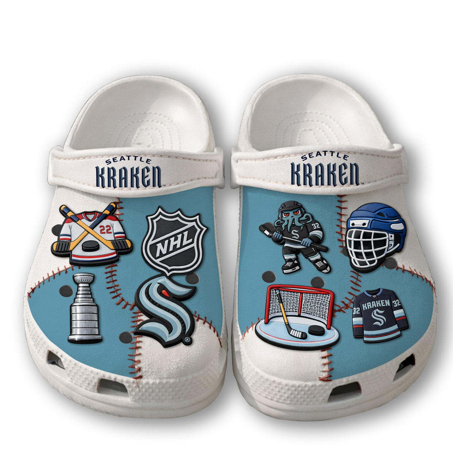 PREMIUM NHL X SK CLOGS WITH CHARMS NDT VHM