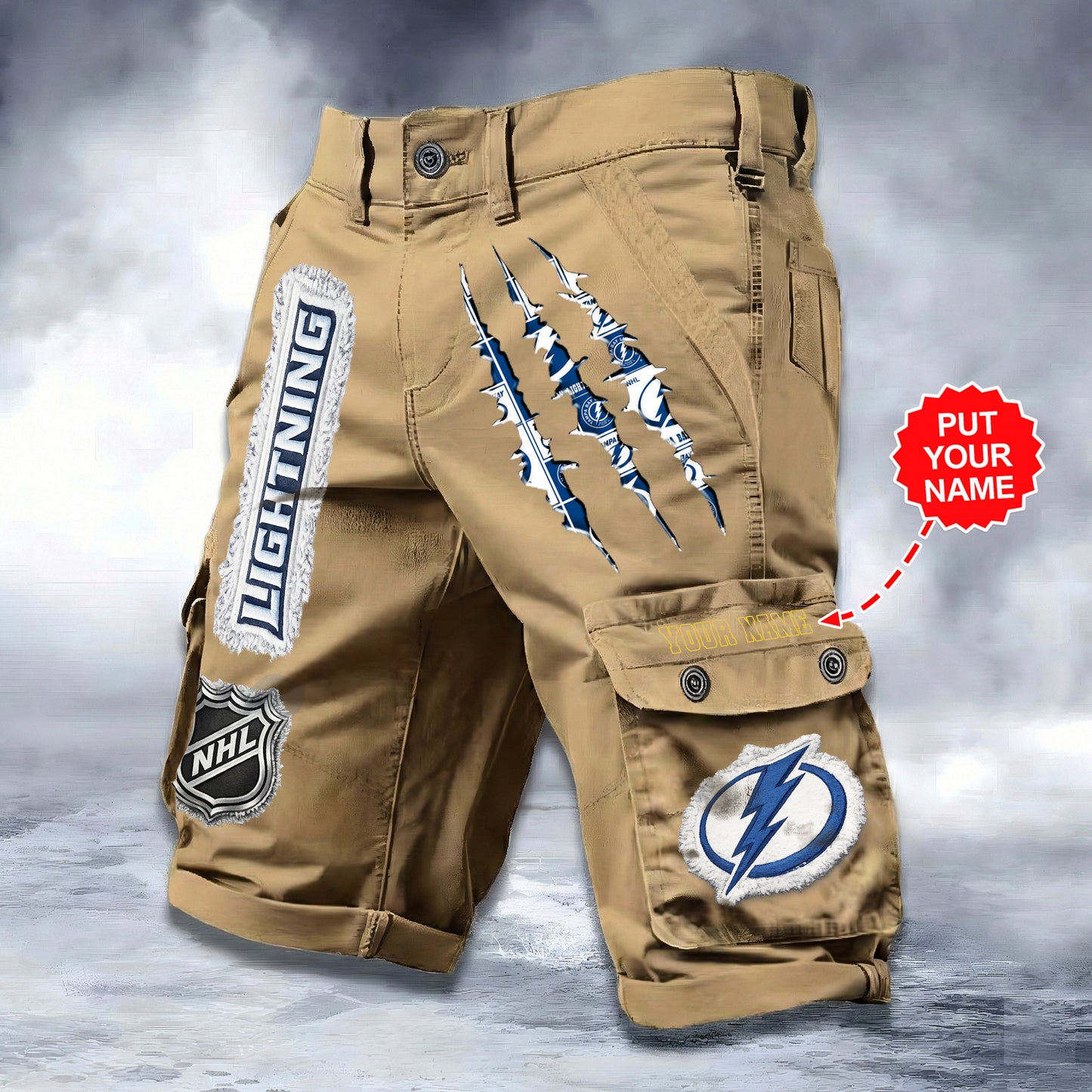 PREMIUM NHL X TPL WORKWEAR SHORTS CUSTOME NAME V2 NDT LVH 040226