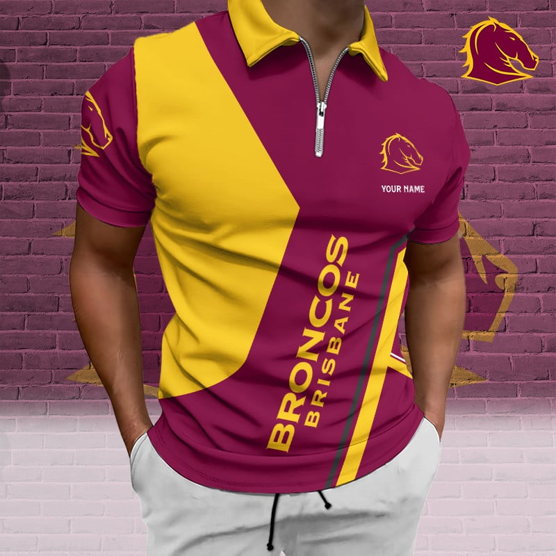 PREMIUM NRL X BB Zip Polo Custom Name Limited Edition NDT VHM