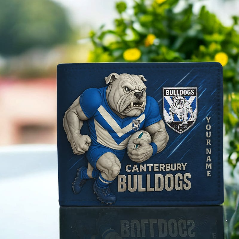 PREMIUM NRL X CBB MASCOT WALLET CUSTOME NAME NDT VHM
