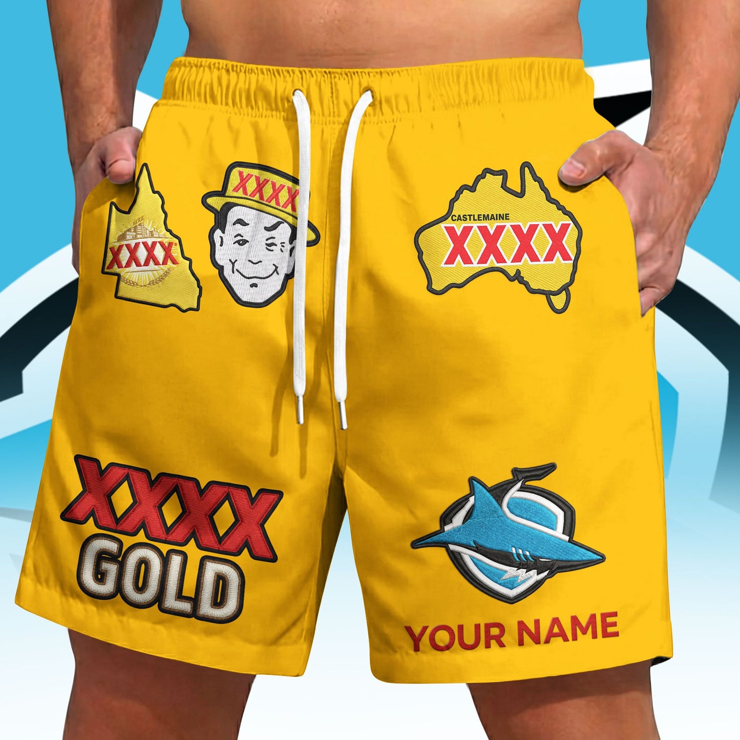 PREMIUM NRL X CS Short Pants Personalized Limited Edition NDT LVH