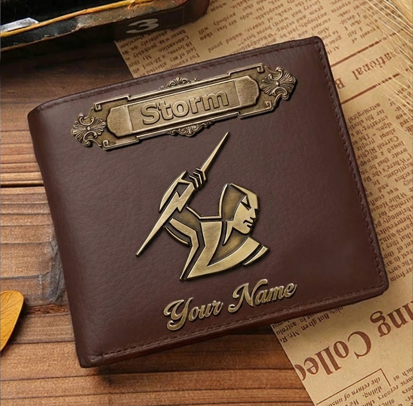 PREMIUM NRL X MS LEATHER WALLET Personalized Gift New Year 2026 NDT VHM